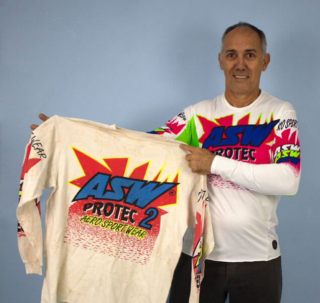 Foto Paulo Mattos - sócio fundador da Aero Sport Wear