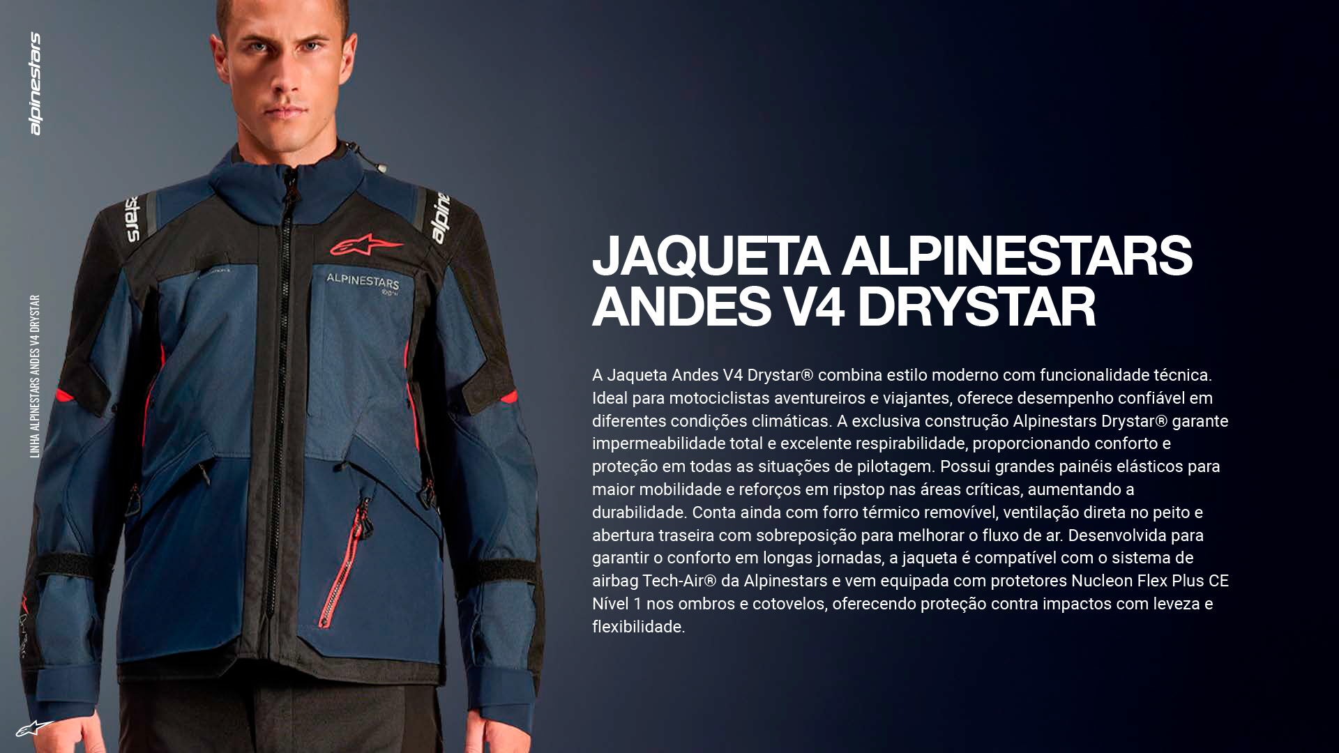 JAQUETA ALPINESTARS STELLA ANDES V4 DRYSTAR